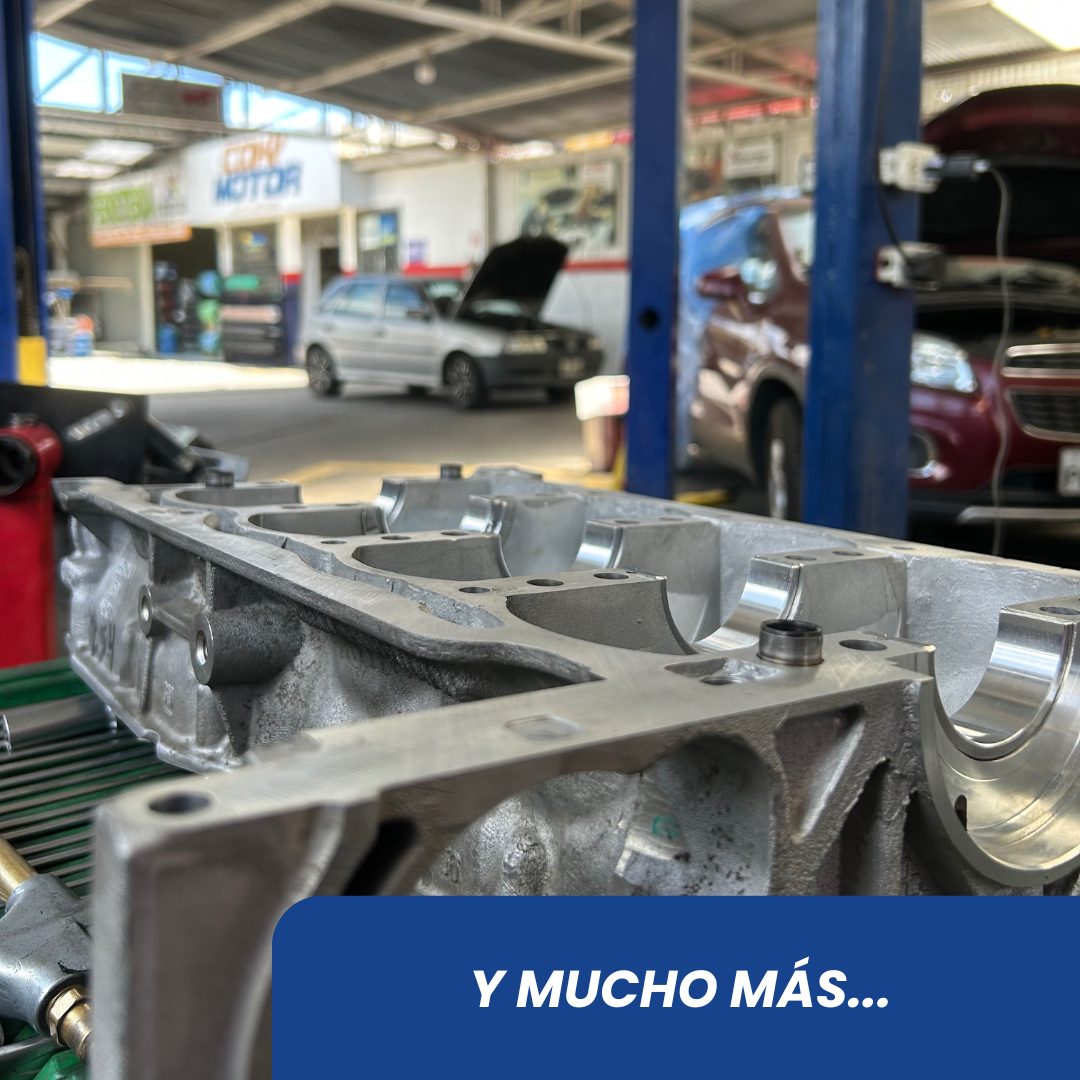 Block de motor en banco
