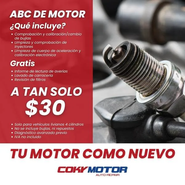 Promo ABC de motor a $30